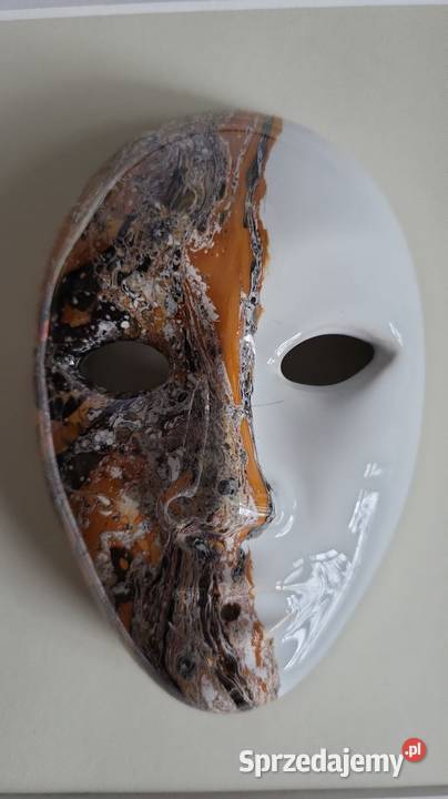 Maska ceramiczna Obraz maska malowana ręcznie Sierakowice sprzedam