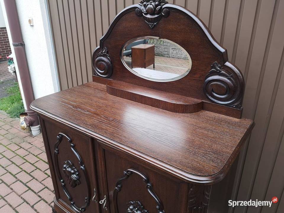 Komoda Pomocnik Dębowy Okazały Stary Antyk Swarzędz