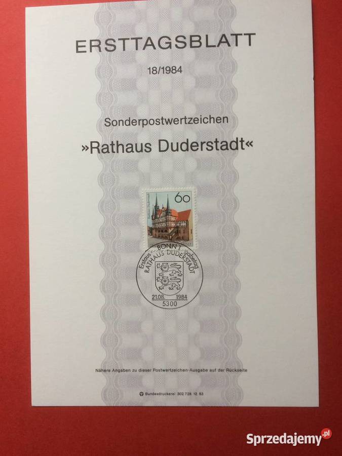 558 Niemieckie Specjalne Znaczki Pocztowe Szczecin sprzedam