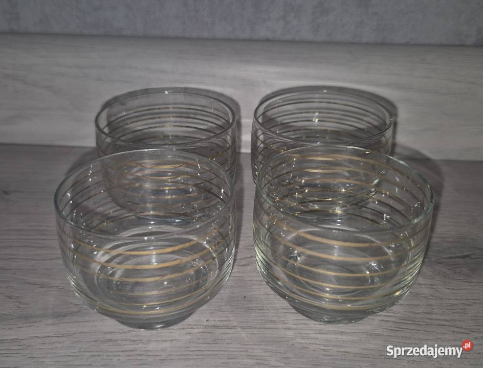 Kieliszki szklanki pucharki PRL Vintage 18 sztuk łódzkie Łódź