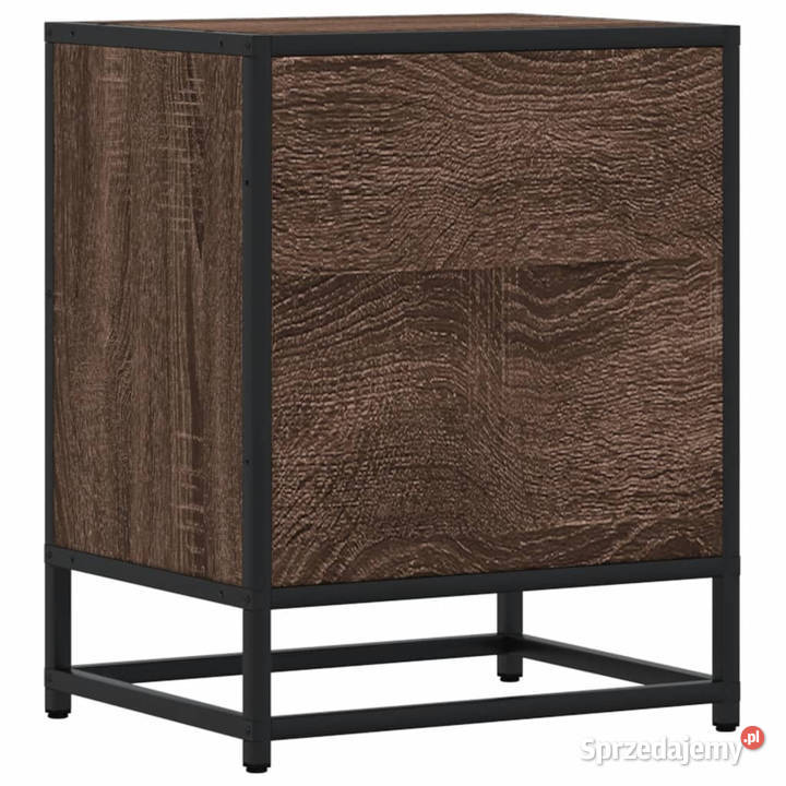 Szafka nocna brązowy dąb 40x31x50 materiał Warszawa