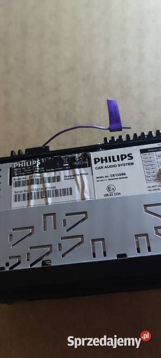 Radio samochodowe Philips CE13300 Aux USB Dzierzby Szlacheckie sprzedam