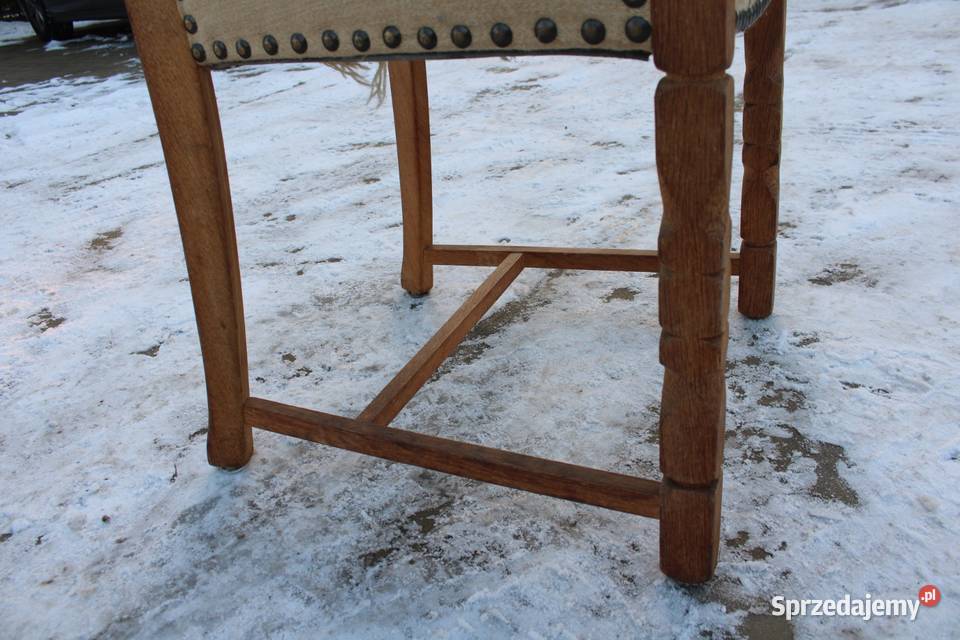 Krzesła drewniane antyk zachodniopomorskie Rożnowo Nowogardzkie