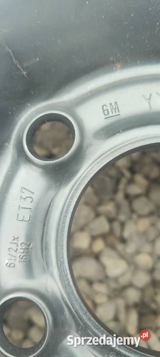 Felga stalowa Opel 5x110 ET37nowanieużywana stalowe Samochodowe Krosno