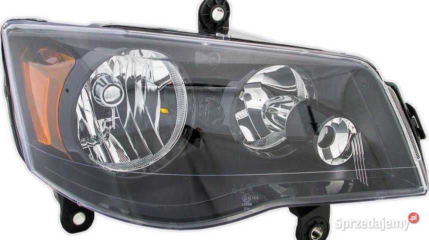 REFLEKTOR CZARNY USA CHRYSLER TOWNCOUNTRY DODGE Lampy przednie Kawnice
