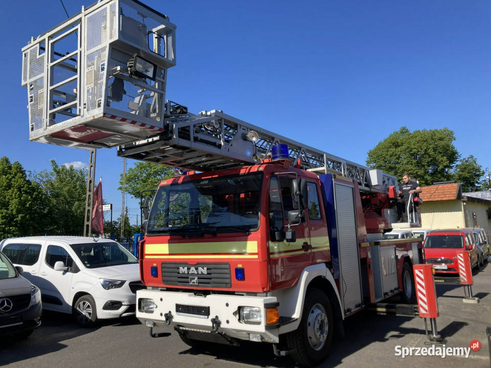 MAN Man 15280 Straż drabina Strażacka 32m Metz Syców