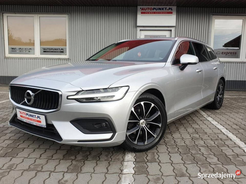 Volvo V60, 2019r. ! F-vat 23% ! Bezwypadkowy ! Gwarancja Przebiegu i Serwi…