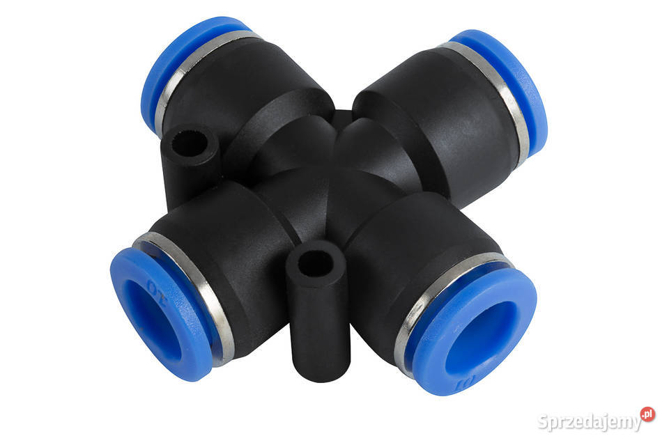 Czwórnik TEKALAN fi4 plastik woda powietrze Hydraulika