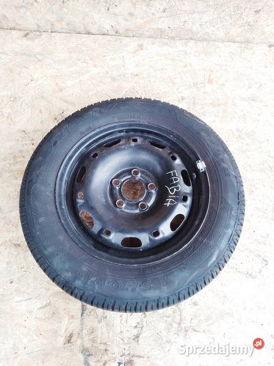 KOŁO ZAPASOWE ZAPAS SKODA FABIA I 16570 R14 Sosnowiec