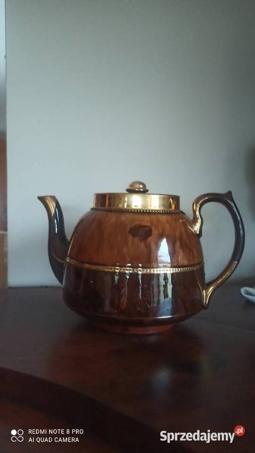 Dzbanek do herbaty Złocony Bez sygnatury Gdańsk