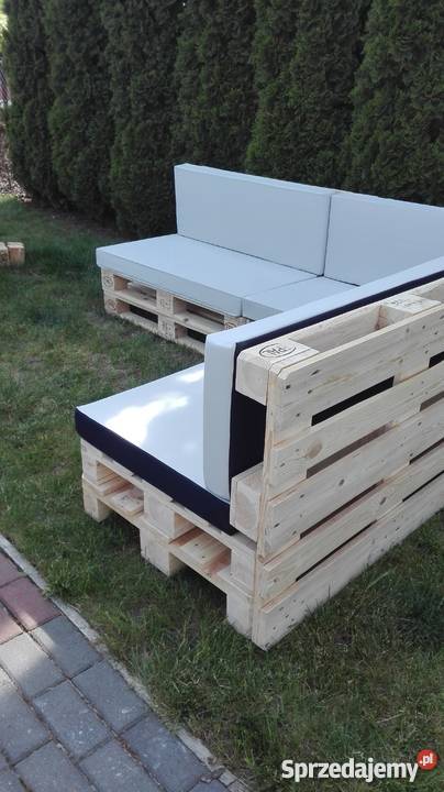 Narożnik z palet EURO średni meble z palet wielkopolskie Leszno sprzedam