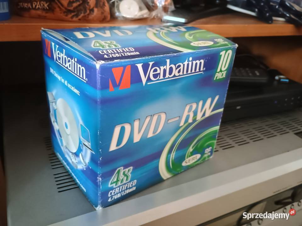 DvdRW 47GB120 min Verbatim 10sztuk nowe folia Lubartów