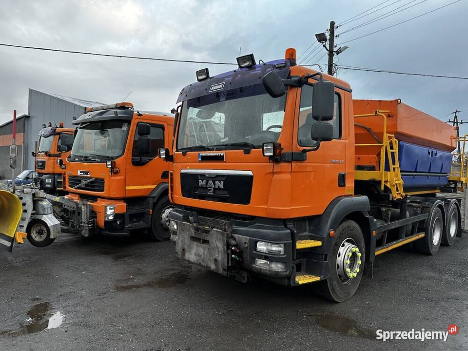 MAN TGM 26330 6x4 piaskarka SCHMIDT 925m3 Samochody ciężarowe Markowice sprzedam