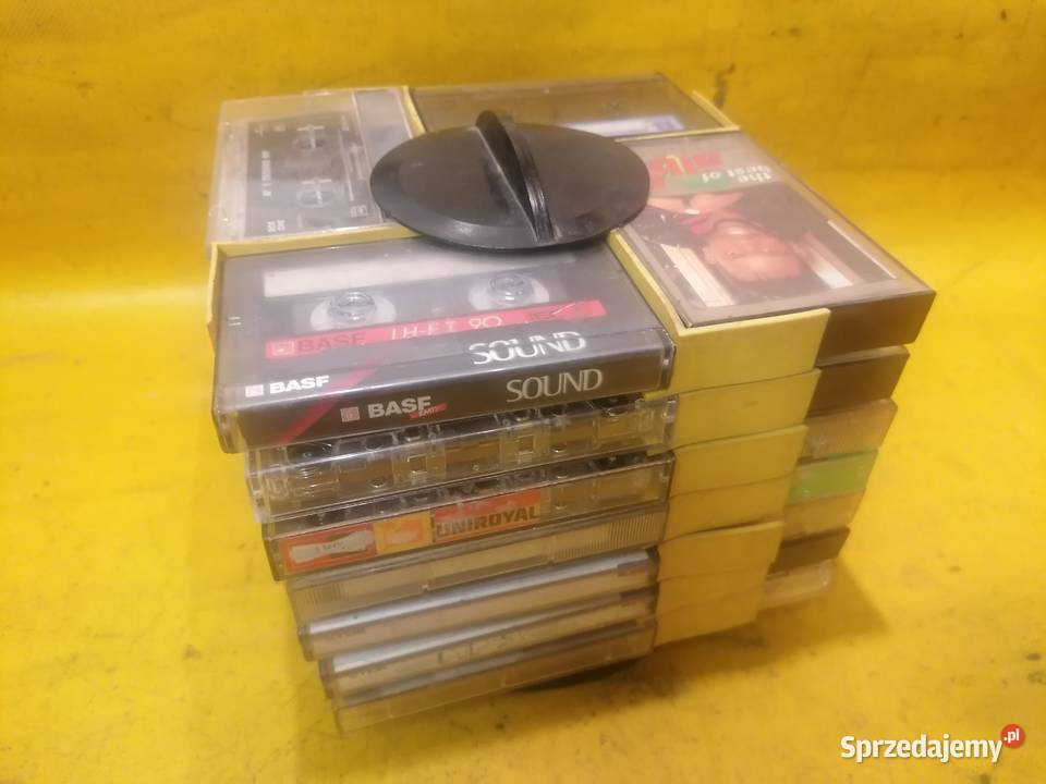 stojak na kasety magnetofonowe 28 kaset Muzyka łódzkie