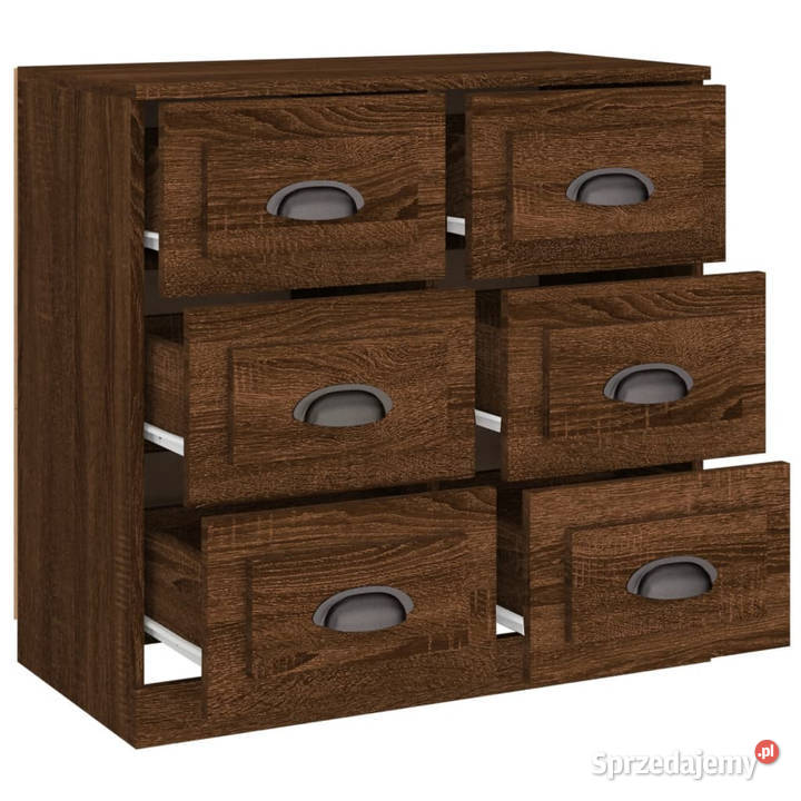 Szafka brązowy dąb 70x355x675 materiał Warszawa