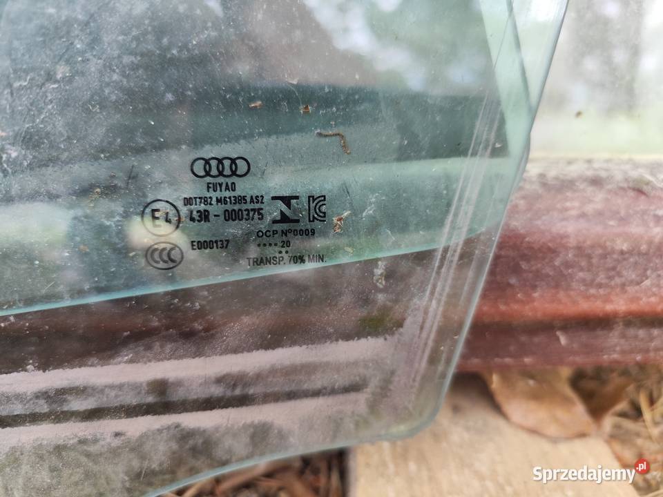 Szyba drzwi lewy przód Audi Q3 SUV produkcji Rudnik nad Sanem sprzedam