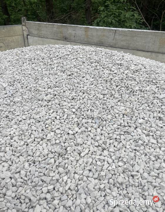 Białe Kruszywo Ogrodowe Grys Śmietankowy Kamień