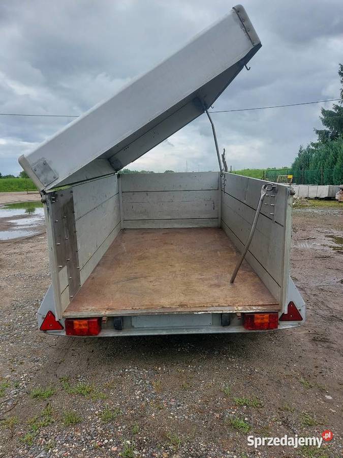 Przyczepką dwuosiowa 2T DMC Heinemann Rok produkcji 1991 Burtowe i plandeki Gorzów Wielkopolski sprzedam