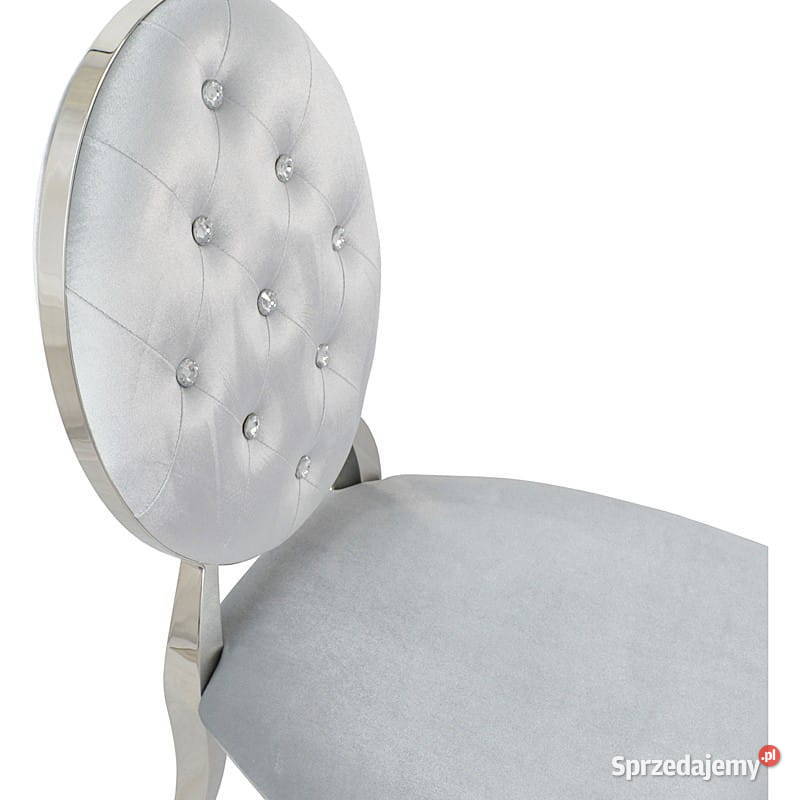 Krzesła glamour Ludwik tapicerowane welurowe Warszawa