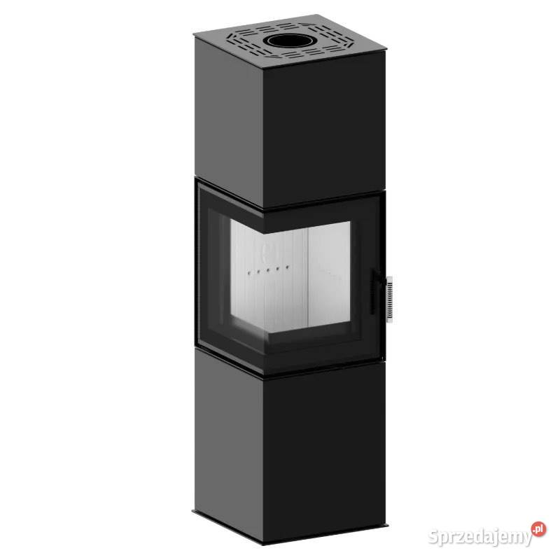 HOTZE Kominek wolnostojący GABI czarny beton