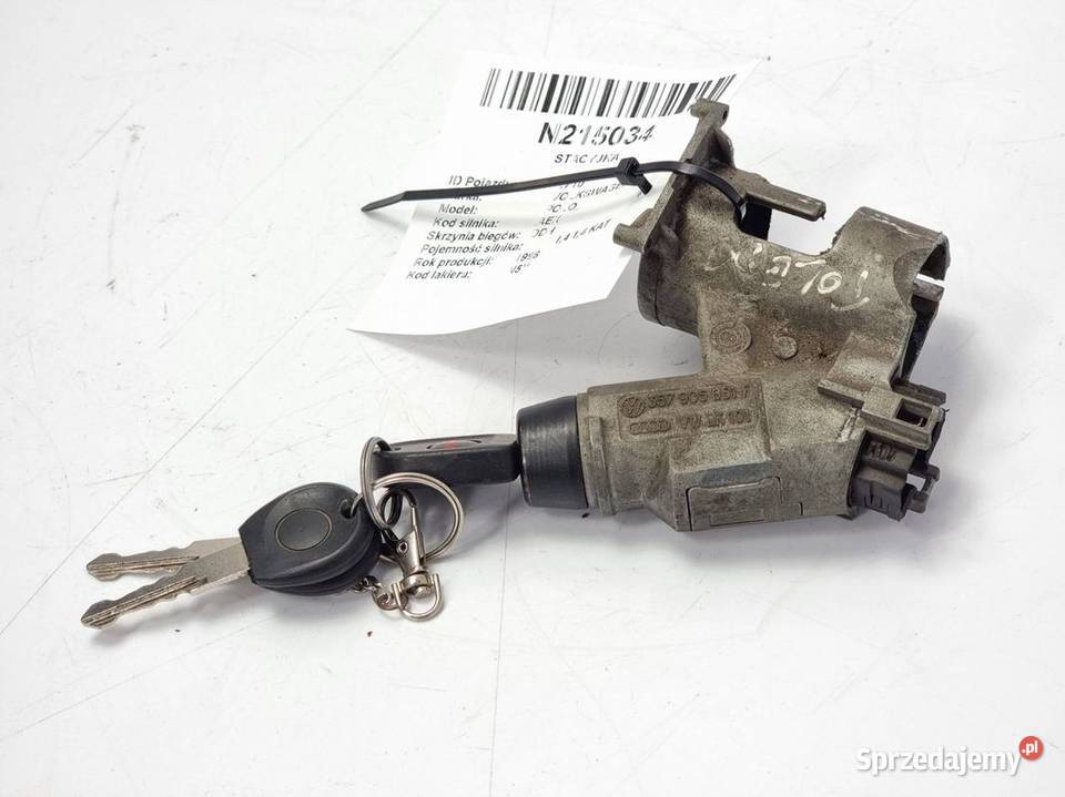 STACYJKA VOLKSWAGEN POLO 357905851F Lipno