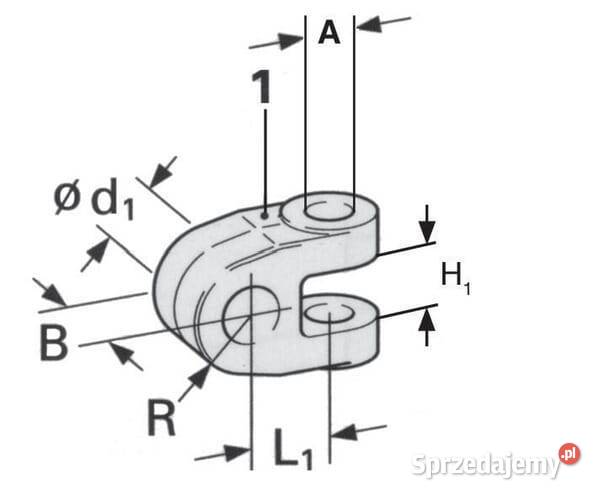 Końcówka łącznika widełkowa 25323 mm kat 3 Kamionna sprzedam