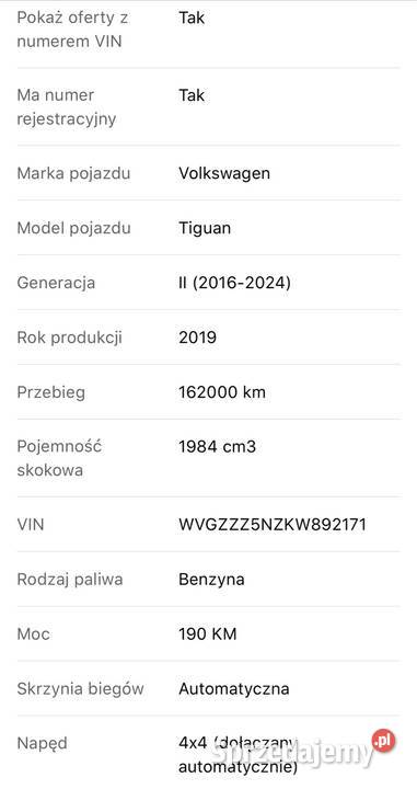 Sprzedam Volkswagen Tiguan Ostrów Wielkopolski
