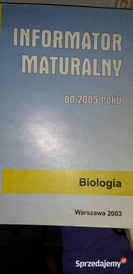 informator egzaminacyjny biologia książki Warszawa
