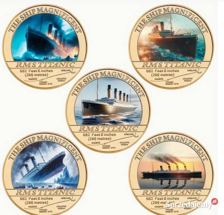 Zestaw kolekcjonerskich monet medali Numizmatyka Warszawa