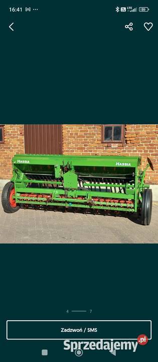 Siewnik talerzowy Hassia DK 300 2008 Ostróda sprzedam