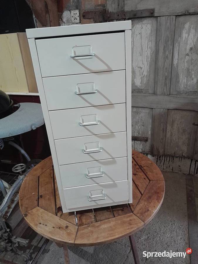 Szafka warsztatowa biurowa metalowa 6 szuflad 41cm wielkopolskie Krotoszyn