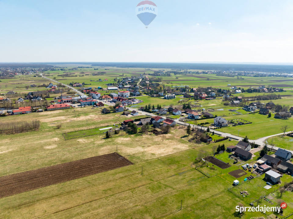 Płaska działka budowlana centrum budowlana Zabierzów Bocheński sprzedam