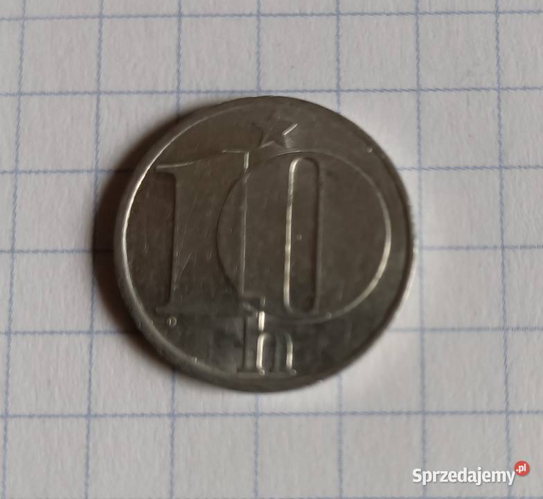 10 HALERZY 1974 CZECHOSŁOWACJA Piszczac