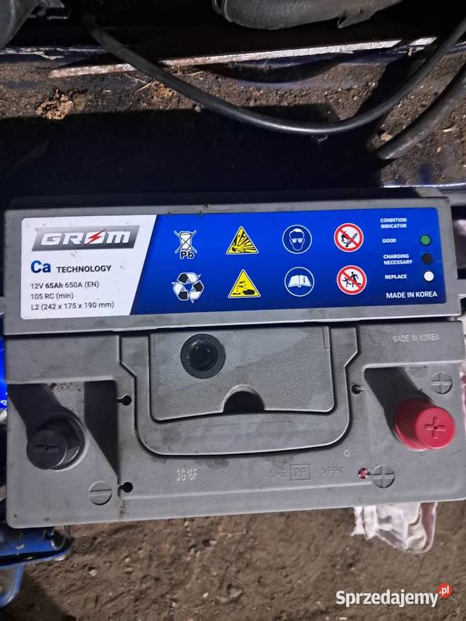 Sprzedam Akumulator 12v 65Ah grom na gwarancji Akumulatory podlaskie