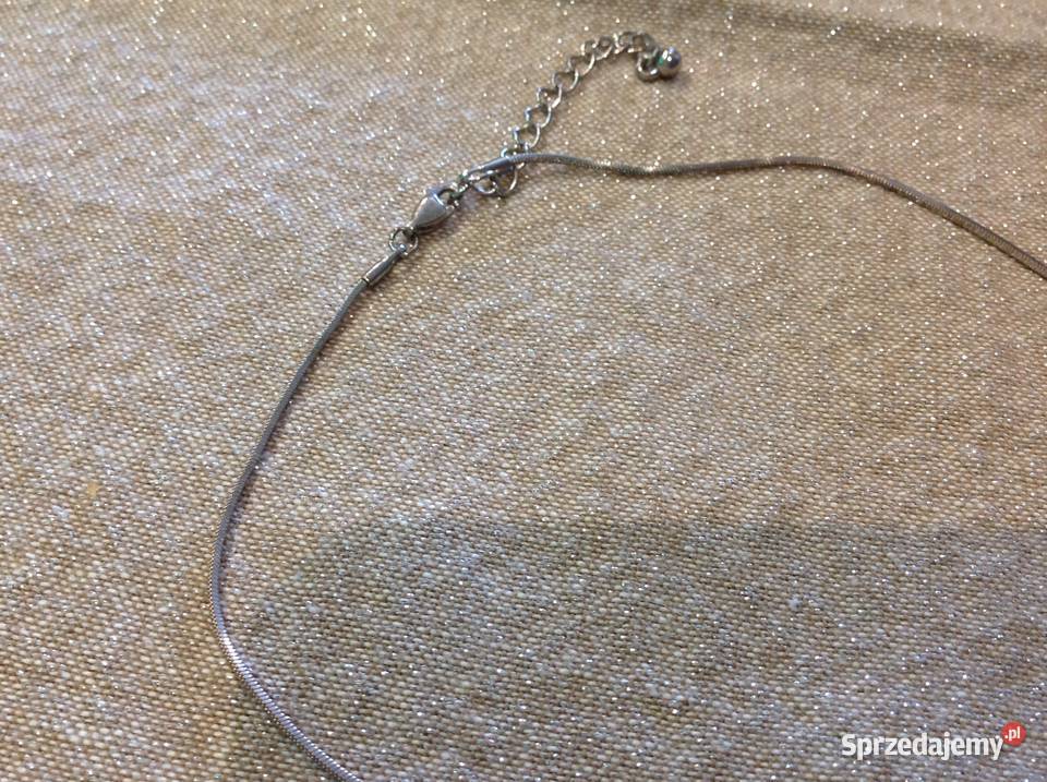 Srebrny Łańcuszek Choker Srebro pr 925 Zegarki i Biżuteria Nowa Sól sprzedam
