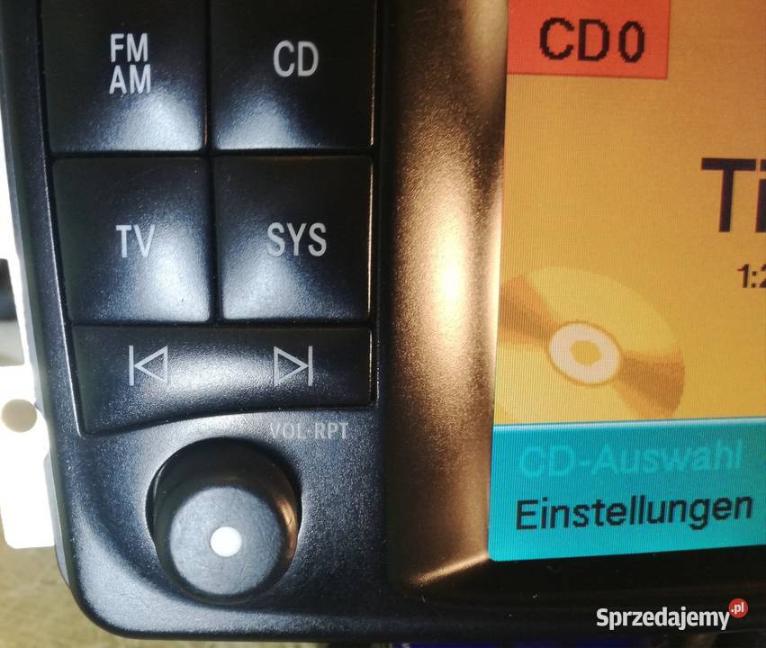 Radio Nawigacja Mercedes Menu Europa W203 W209 CD