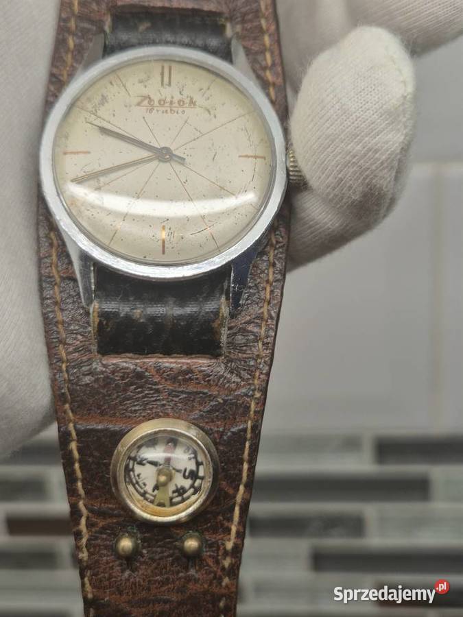 Polski zegarek Zodiak vintage Męskie
