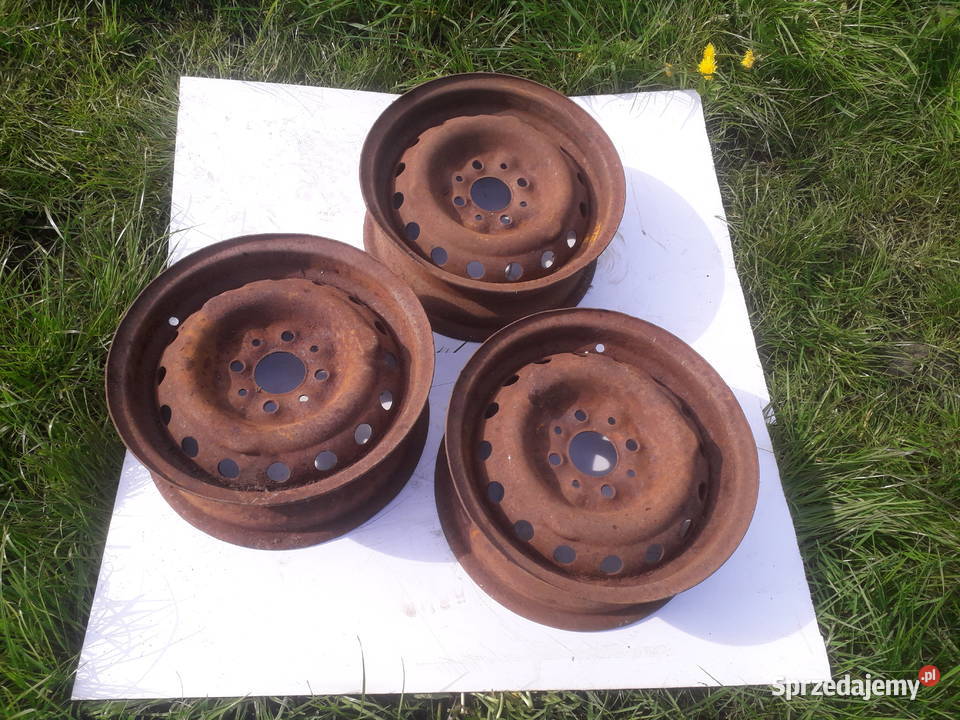 stalowe felgi 13 fabryczne do Fiat 125p Polonez stalowe sprzedam