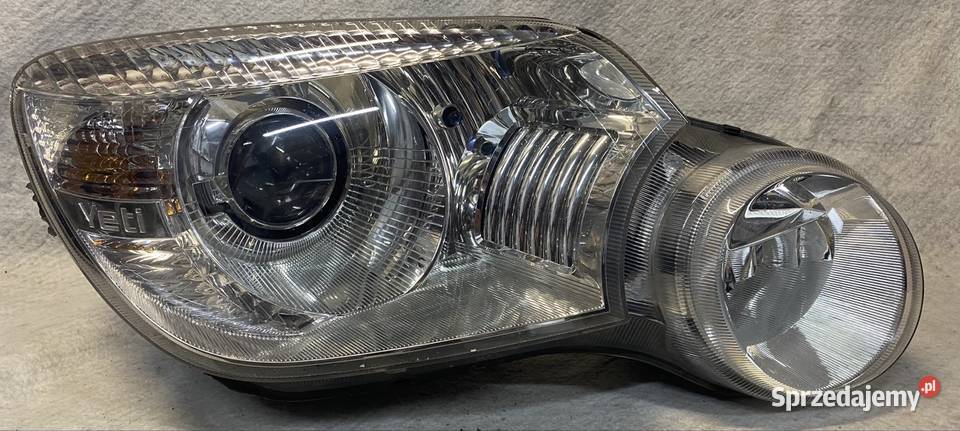 SKODA YETI 5L 5L1 09 LAMPA PRAWA PRZÓD PRZEDNIA Rok produkcji 2010