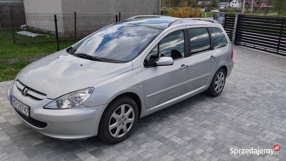 Peugeot 307sw 2002r 16 benz 7 osób Rok produkcji 2002 Iwonicz