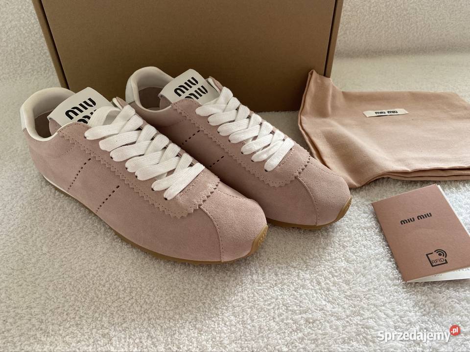 Sneakersy Miu Miu Plume śląskie Gliwice