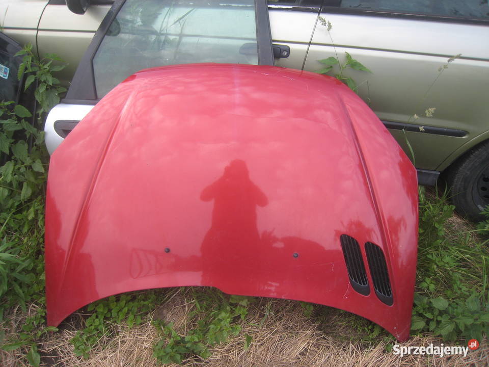 Maska pokrywa silnika Peugeot 206 98 Bordowa EKQ Maski
