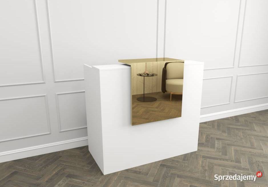 Lada recepcyjna Recepcja Beauty Gold Złota Wrocław