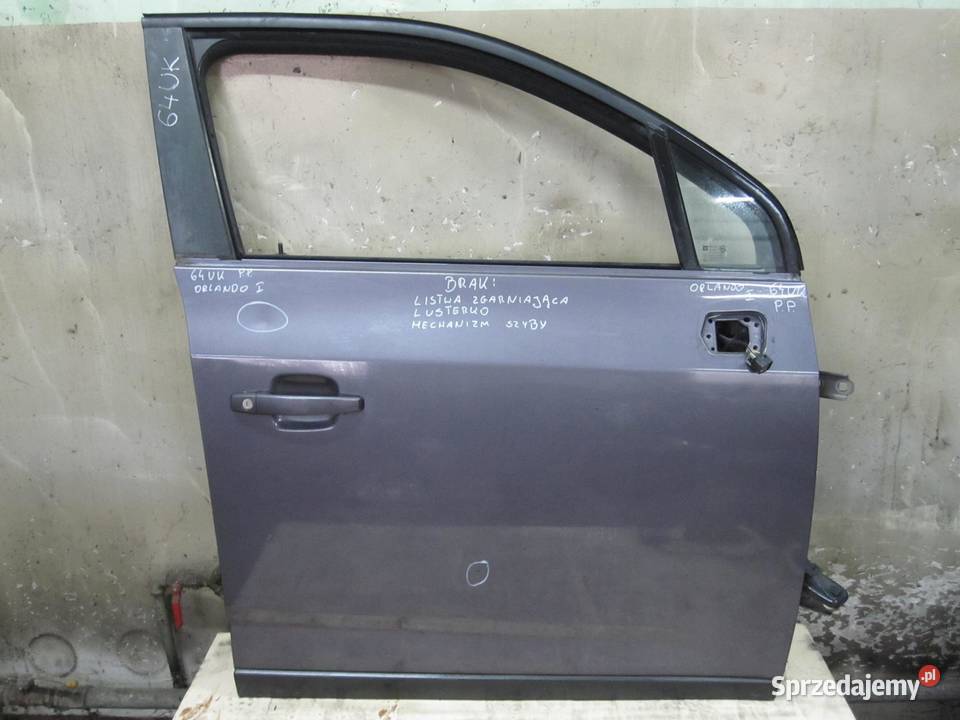 CHEVROLET ORLANDO I 11r drzwi prawe przód