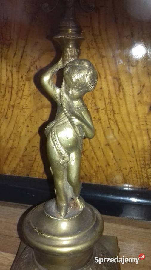Kandelabr świecznik z figurą Icek Ehrlich Orneta sprzedam
