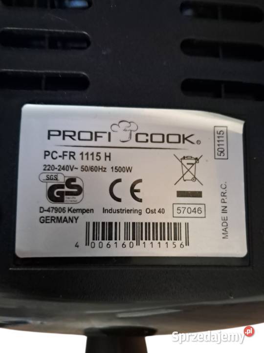 Frytkownica beztłuszczowa Proficook FR1115H Rzeszów
