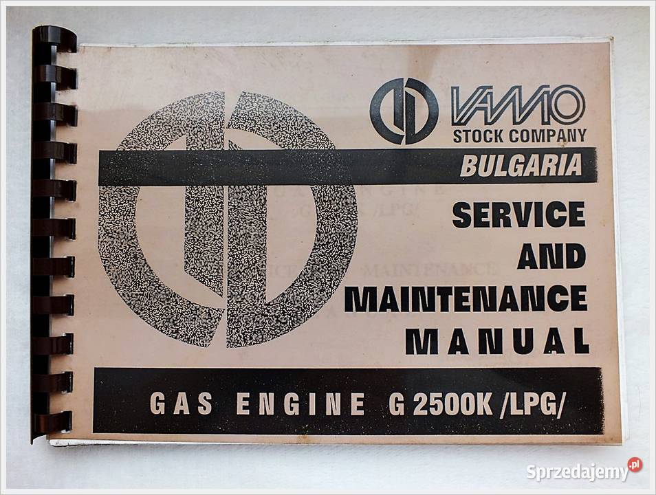 Katalog serwisowy Bułgaria G2500K LPG Balkancar lubuskie Żary