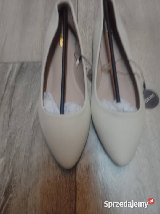 40 Seria WideFit Dzianinowe Baleriny wieczorowe