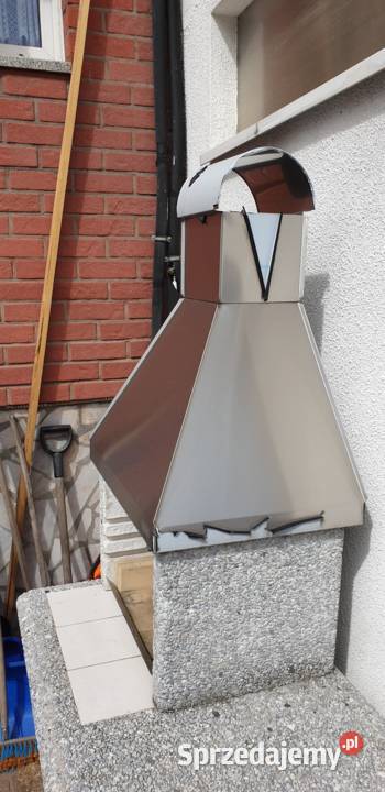 Grill ogrodowy Norman Kombi daszek nierdz OKAZJA Wałbrzych