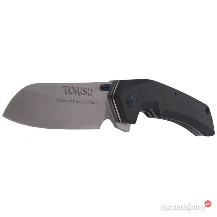 Nóż składany TOKISU Tactical Black G10Carbon mazowieckie Warszawa